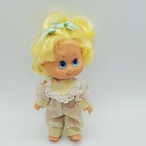 Vtg TNT Baby Scents Candy scented doll Yellow hair blue eyes